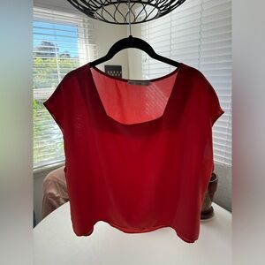 bishop + young • Crop Short Sleeve Blouse